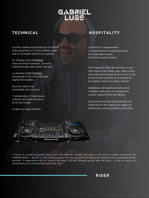 DJ RIDER TEMPLATE Blue Theme